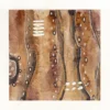 Grungy Tribal Abstract Art Print Primitive Organic Earth Tones by Susan Olivio