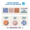 Affinity Designer Vector Brush Set | Volume 4 | Texture Brushes | 24 Brushes | Vector Brushes not Raster | Digital Painting