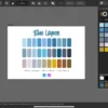 Affinity Designer Color Palette Bundle | Blue Lagoon | Color Swatches | Instant Download | Digital Color | Affinity Photo | 30 Colors