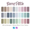 Affinity Designer Color Palette Bundle | Berry Patch | Color Swatches | Instant Download | Digital Color | Affinity Photo | 30 Colors