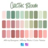 Affinity Designer Color Palette Bundle | Cactus Bloom | Color Swatches | Instant Download | Digital Color | Affinity Photo | 30 Colors