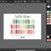 Affinity Designer Color Palette Bundle | Cactus Bloom | Color Swatches | Instant Download | Digital Color | Affinity Photo | 30 Colors