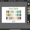 Affinity Designer Color Palette Bundle | Desert Cactus| Color Swatches | Instant Download | Digital Color | Affinity Photo | 30 Colors