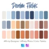 Affinity Designer Color Palette Bundle | Denim Fields | Color Swatches | Instant Download | Digital Color | Affinity Photo | 30 Colors