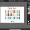 Affinity Designer Color Palette Bundle | Dusty Rose| Color Swatches | Instant Download | Digital Color | Affinity Photo | 30 Colors
