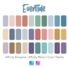 Affinity Designer Color Palette Bundle | Eventide| Color Swatches | Instant Download | Digital Color | Affinity Photo | 30 Colors