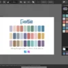 Affinity Designer Color Palette Bundle | Eventide| Color Swatches | Instant Download | Digital Color | Affinity Photo | 30 Colors